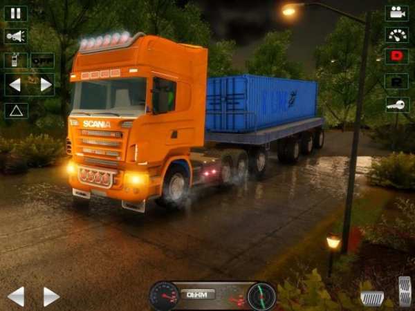 Heavy Truck Drive Simulator:Road Train Transporter स्क्रीनशॉट 1