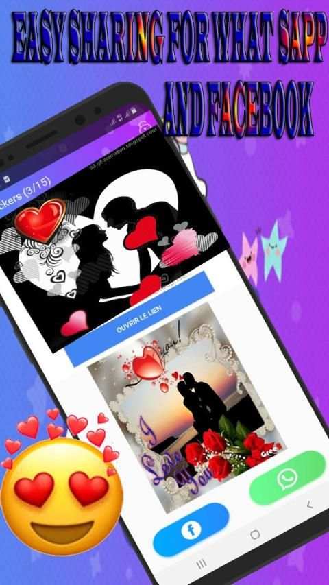 Love Roses Stickers For WhatsApp - Kiss GIF screenshot 6