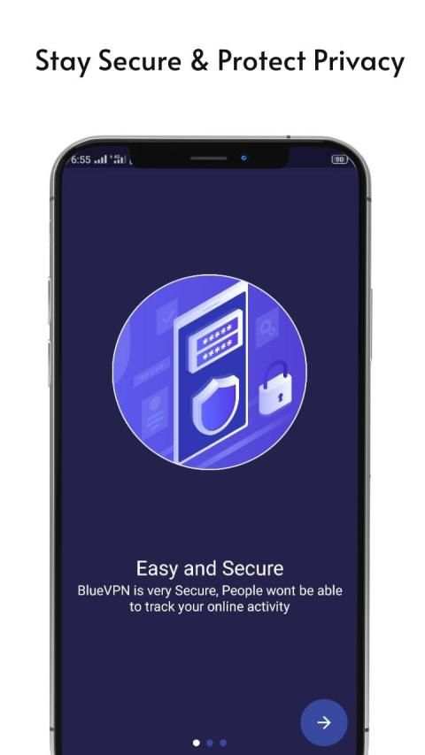 BlueVPN - VPN Proxy Master for Protect Security screenshot 3
