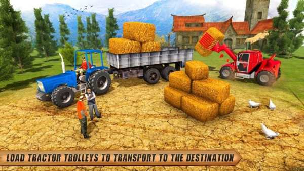 Heavy Tractor Trolley Cargo Simulator 2020 screenshot 4