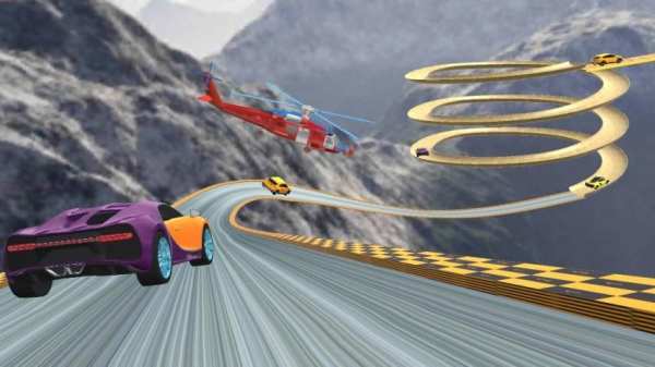 Mega Ramp Car Jumping Game * Impossible Tracks 3D स्क्रीनशॉट 1
