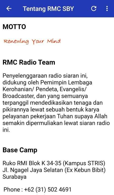 Radio RMC SBY screenshot 1