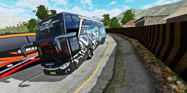 Mod BUSSID Bus Jetbus 3+ UHD Livery Pandawa 87 screenshot 1
