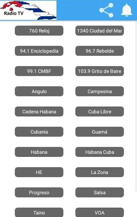 Cuba Radio Tv screenshot 1