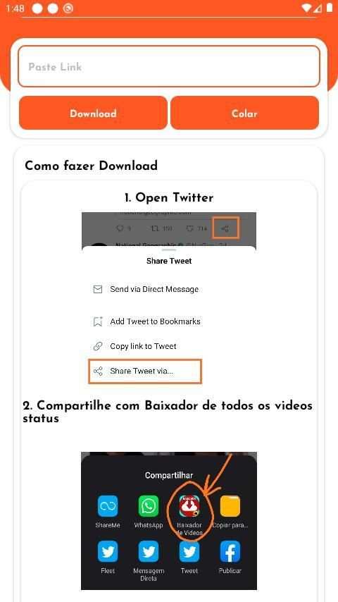 Baixador de Vídeos todos os Status screenshot 2