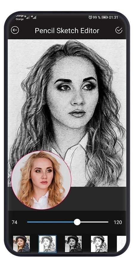 Photo Sketch Pencil Maker HD 4 تصوير الشاشة