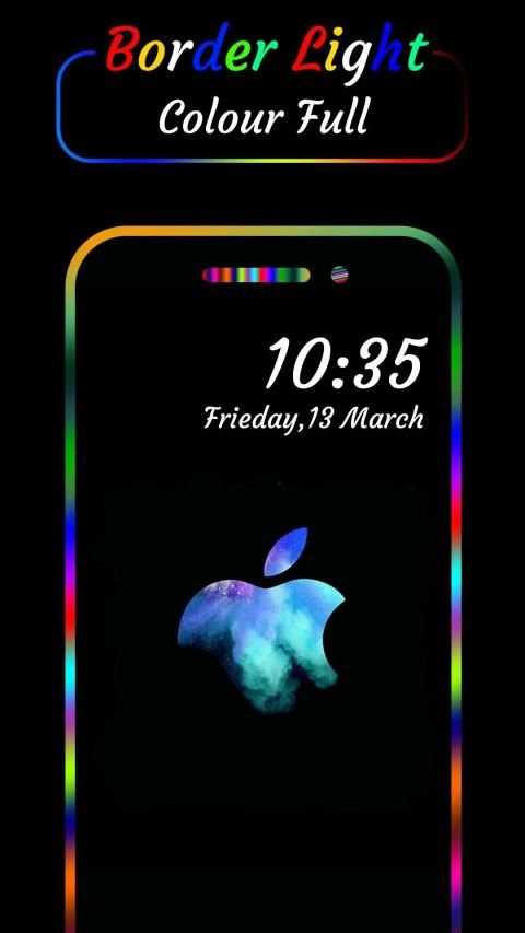 Colorful Border Light : Edge Video Live Wallpaper स्क्रीनशॉट 3