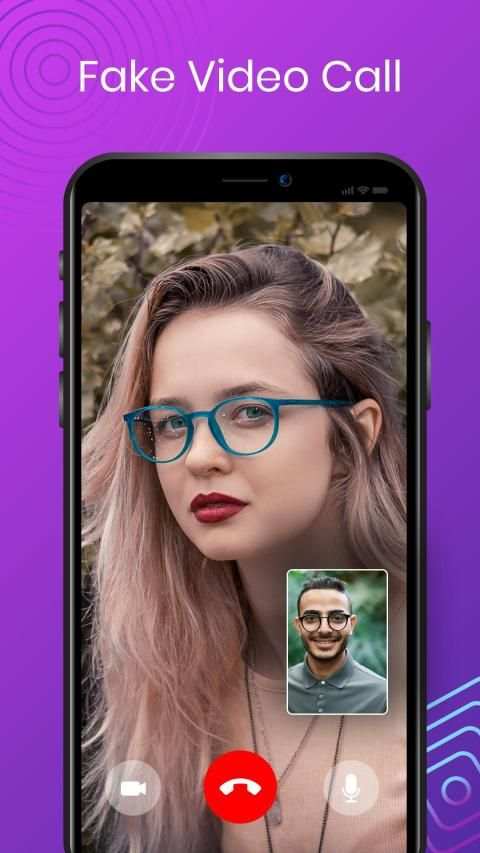 Girlfriend FakeTime prank : Fake Video Call स्क्रीनशॉट 1