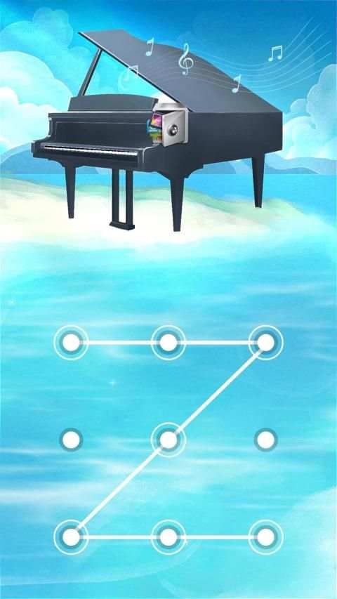 AppLock Live Theme Piano – Paid Theme screenshot 4