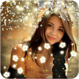 Photo glitter light effects: Glitter photo editor आइकन