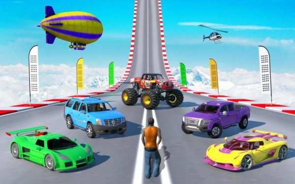 GT Car Stunts Free : Mega Ramp Adventure screenshot 3