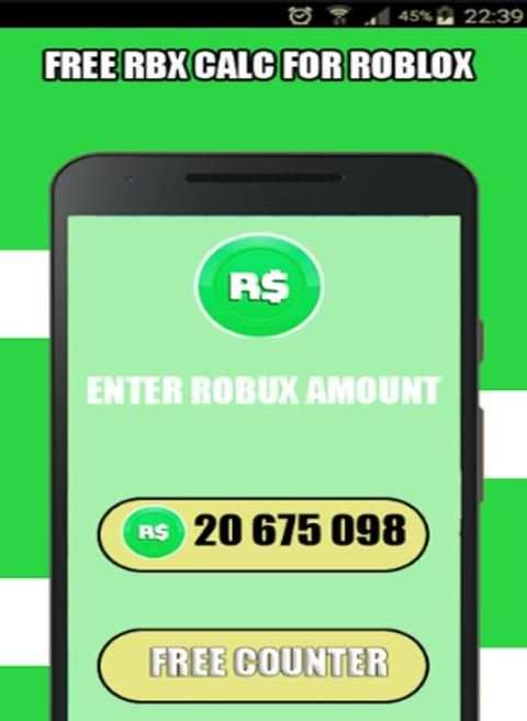 Free Robux Counter screenshot 3