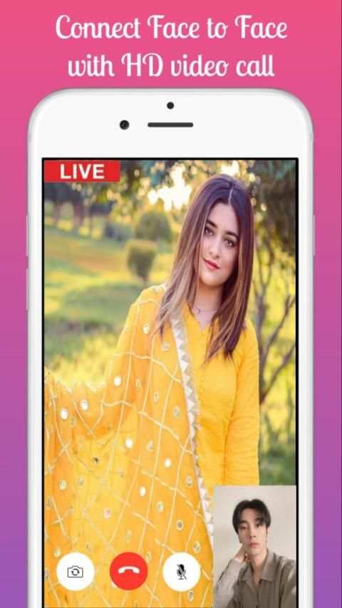 Indian Girls Hot Live Chat - Live Video Chat स्क्रीनशॉट 2
