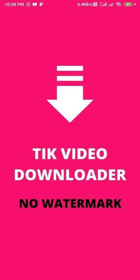 Tik Video Downloader For Tiktok Without Watermark स्क्रीनशॉट 8