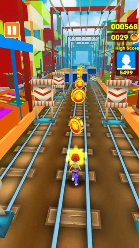 Subway Surf Bus -Train Endless Run screenshot 1