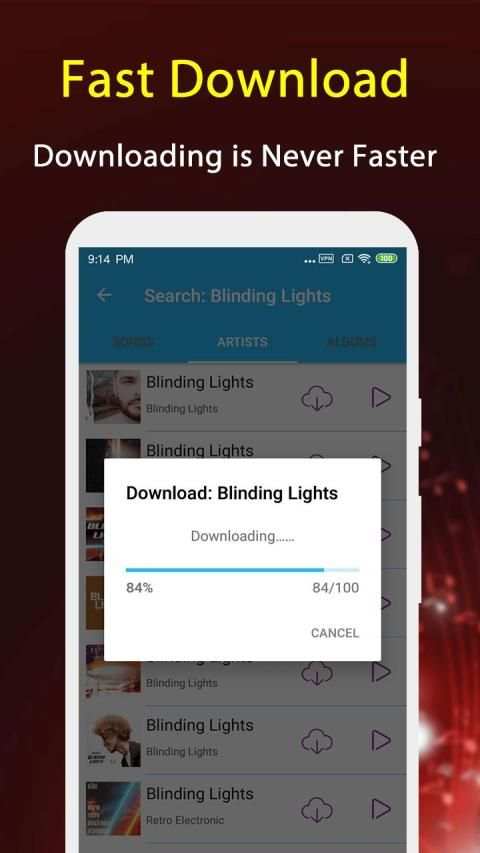 Mp3 Download - Free Music Downloader स्क्रीनशॉट 2