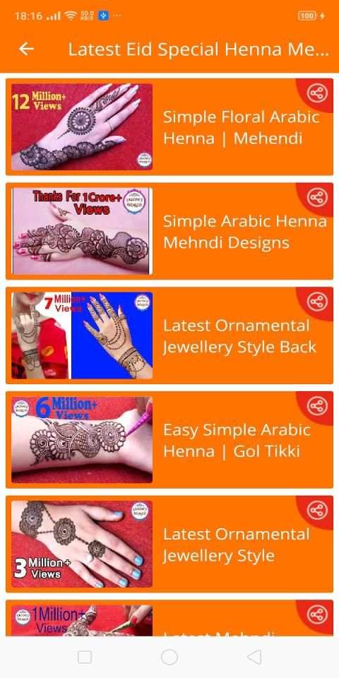 Mehndi Video Tutorial Free screenshot 3
