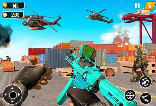 FPS Gun Strike Counter Terrorist Critical Ops Game स्क्रीनशॉट 1