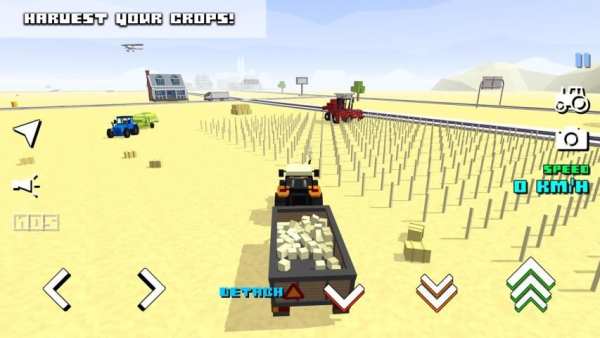 Blocky Farm Racing & Simulator - free driving game screenshot 6