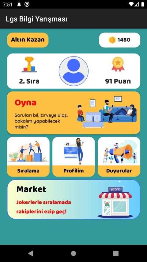 Lgs Tüm Dersler Bilgi Yarışması 8. Sınıf testleri screenshot 20