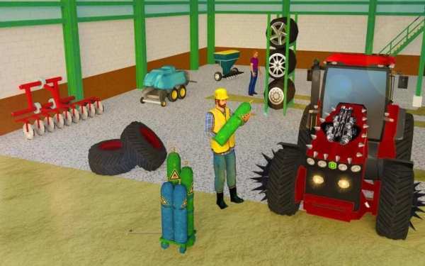 Pull Tractor Games: Tractor Driving Simulator 2019 स्क्रीनशॉट 5