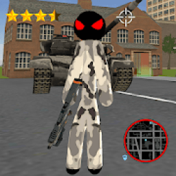 Army Stickman Rope Hero Counter Attack Crime आइकन