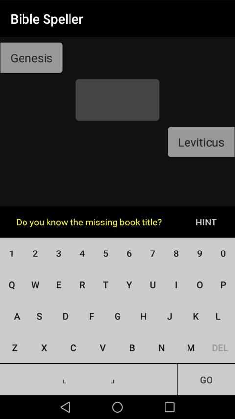 Bible Spelling Game – learn the books of the Bible स्क्रीनशॉट 2