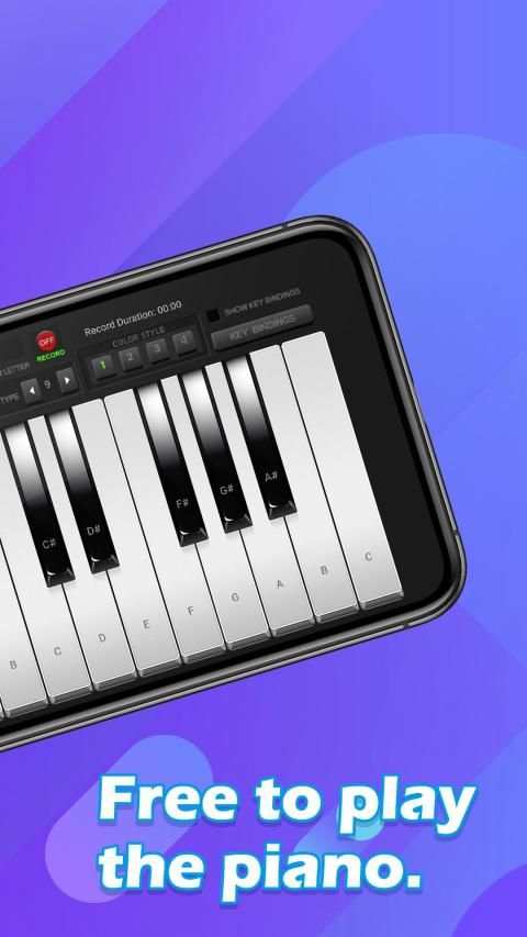 Piano Keyboard - Free Simply Music Band Apps स्क्रीनशॉट 3