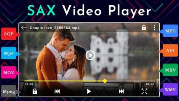 Sax Video Player : All Format Video Player स्क्रीनशॉट 4