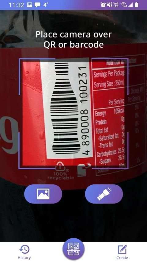 QR Code reader & Barcode scanner screenshot 4
