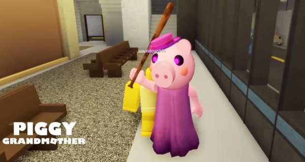 Piggy Grandmother Horror Game Granny Obby Mod screenshot 1
