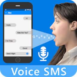 Voice sms for WhatsApp: write sms by voice