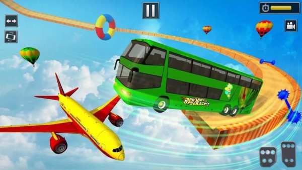 Mega Ramp Bus Stunts : Impossible Tracks 3D स्क्रीनशॉट 2