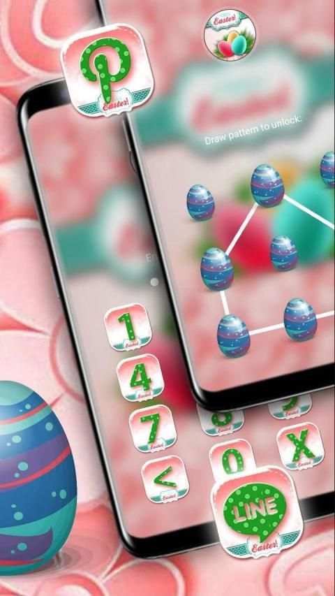 Easter Egg Launcher Theme screenshot 1