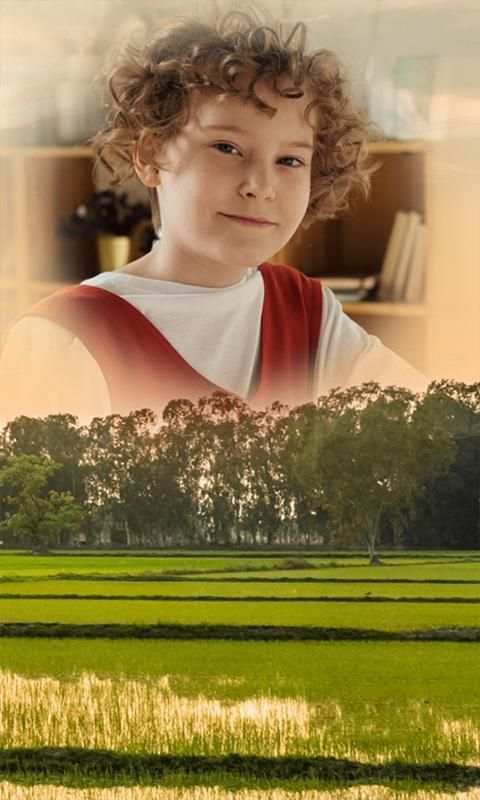 Features natural village photo frame application screenshot 6