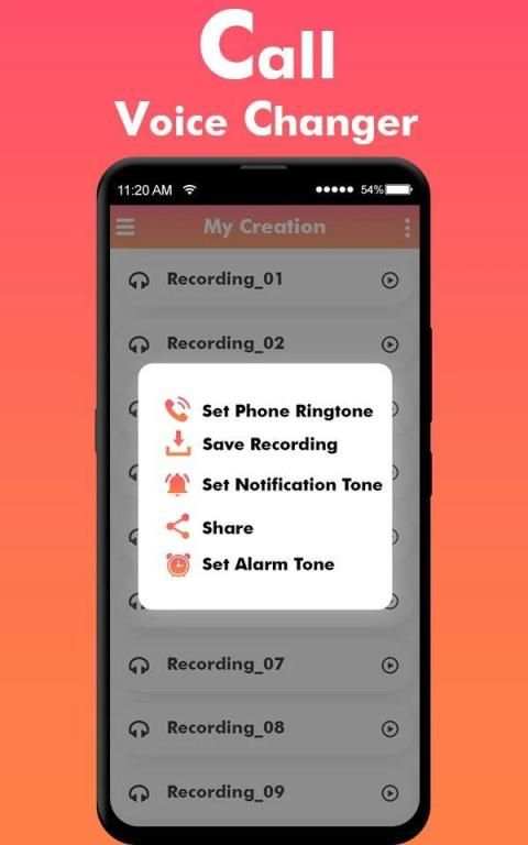 Call Voice Changer - Magic Voice Changer स्क्रीनशॉट 1