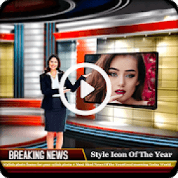 ikon Breaking News Photo Editor - Video Status Maker