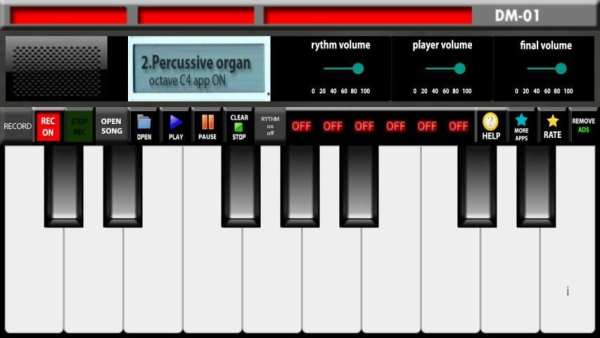 Electronic organ screenshot 5