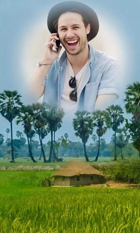 Features natural village photo frame application screenshot 1