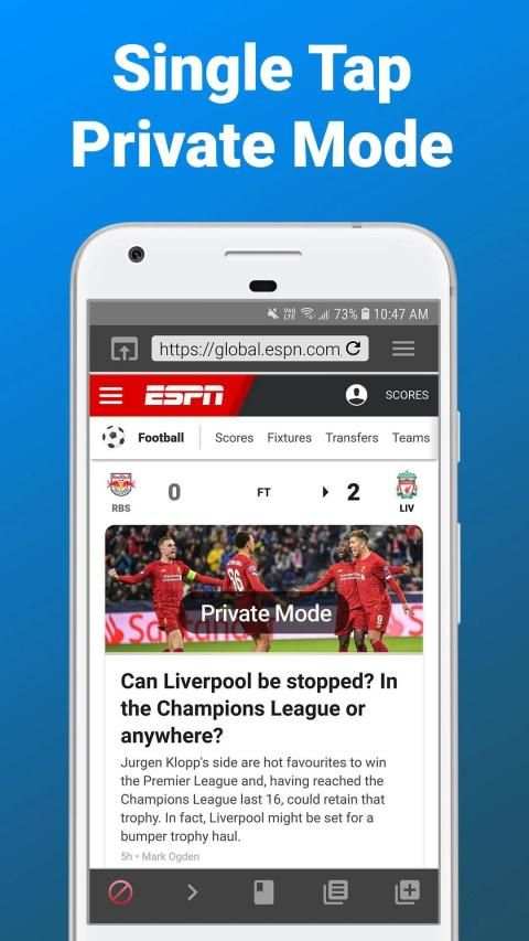 Browser 4G screenshot 4