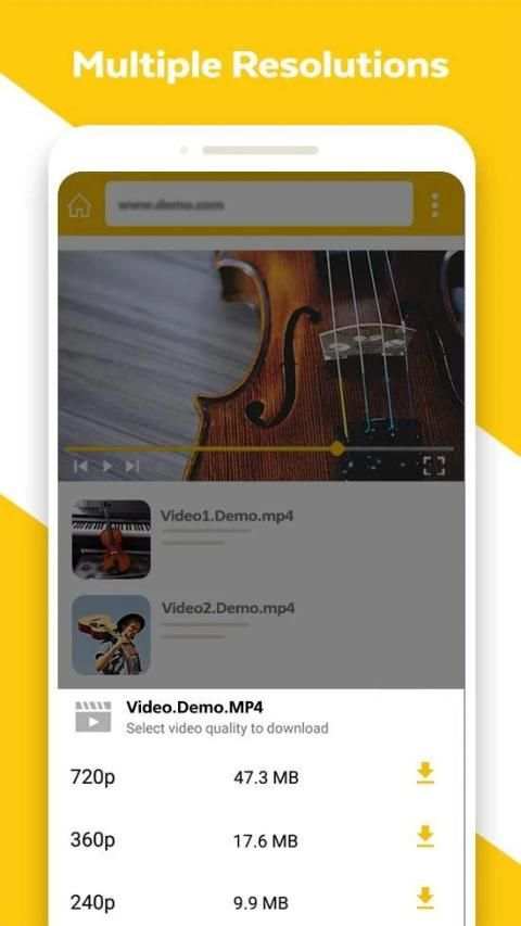 HD Video Downloader - Video Player स्क्रीनशॉट 2
