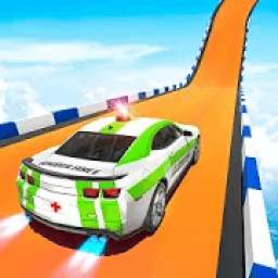 Ambulance car stunts – Mega Ramp Games