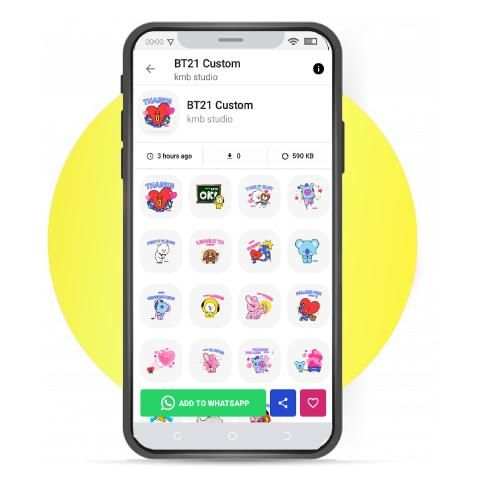 BT21 Sticker for WhatsApp screenshot 4