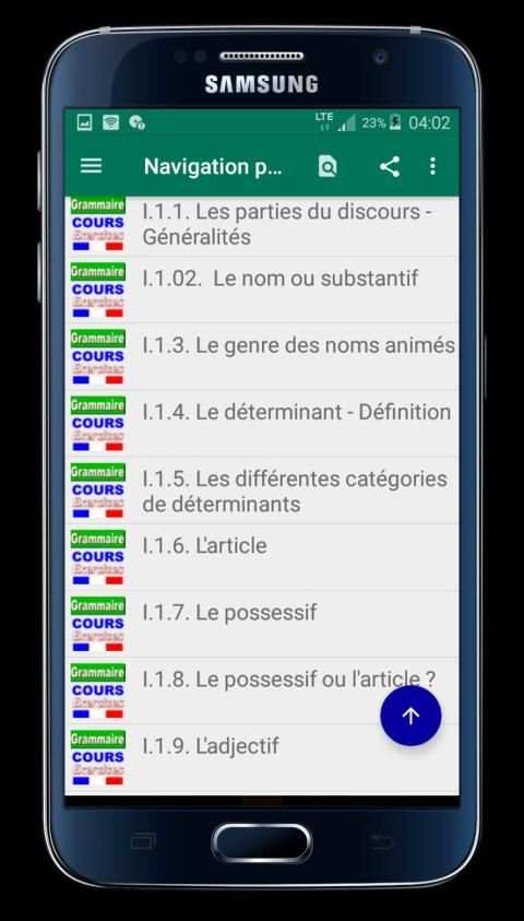 Grammaire Cours et Exercices (sans internet) screenshot 8