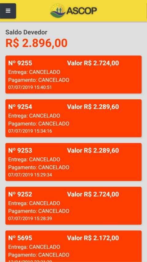 ASCOP Merenda Escolar screenshot 1