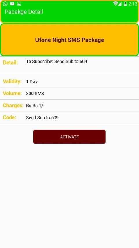 All ufone Packages 2020 | ufone Packages Bundle screenshot 2