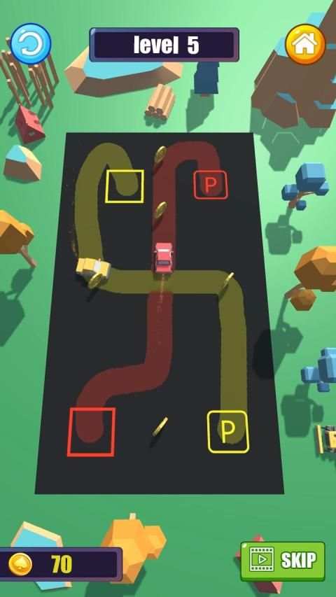 Draw Car : Park Master स्क्रीनशॉट 2