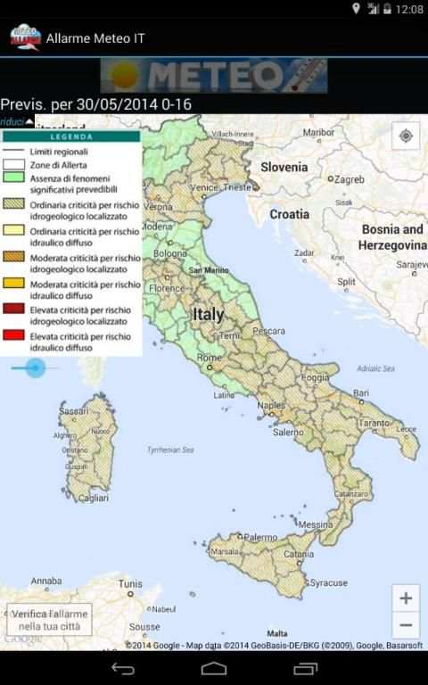 Allarme Meteo IT screenshot 4