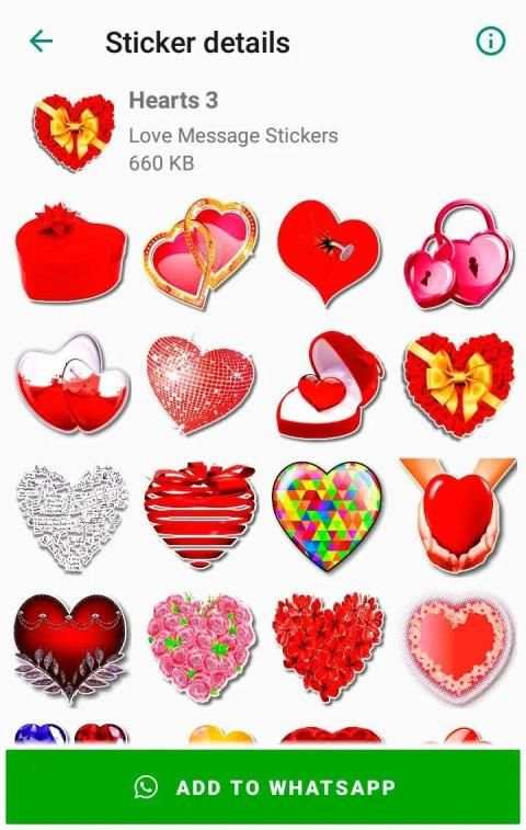 Love Message Stickers for WhatsApp - WAStickerApps screenshot 9