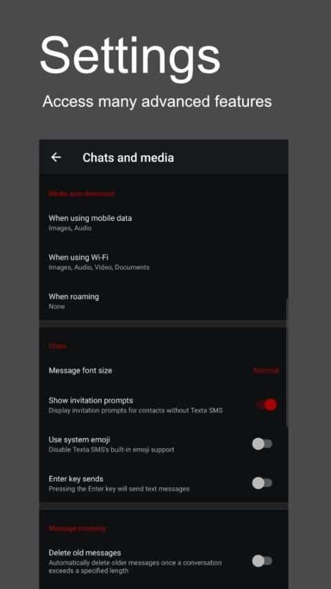Textra SMS screenshot 3